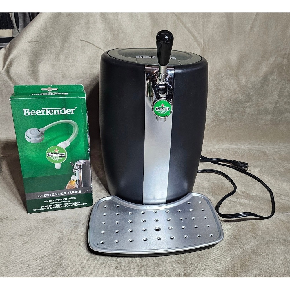 Krups T-Fal BeerTender B80 VB2158 Home Draft Beer Dispenser Kegerator 3 Tubes